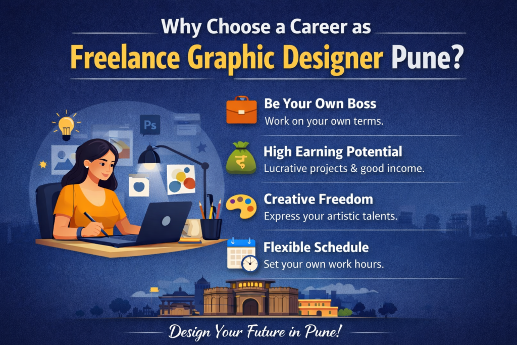 why choose career freelance graphic designer.